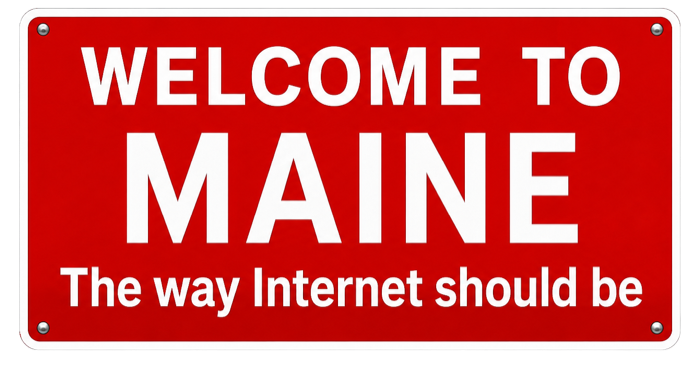 Welcome to Maine. The way Internet should be.
